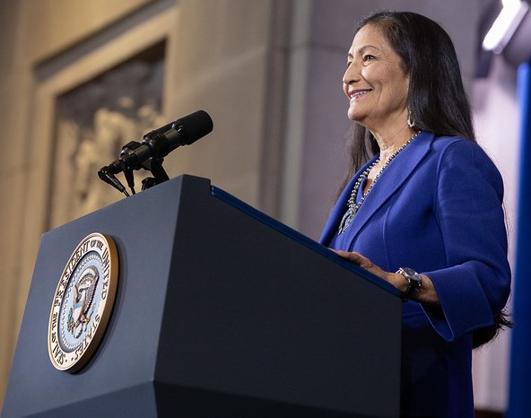 Secretary of the Interior Deb Haaland,