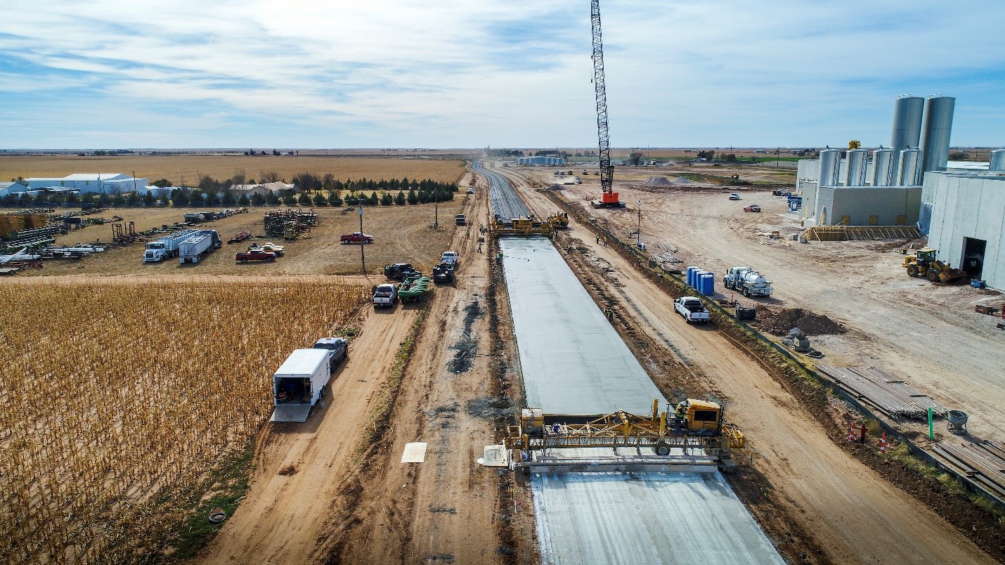 'Denim Road' was rebuilt to withstand dairy trucks, attracting the booming airy industry to the site