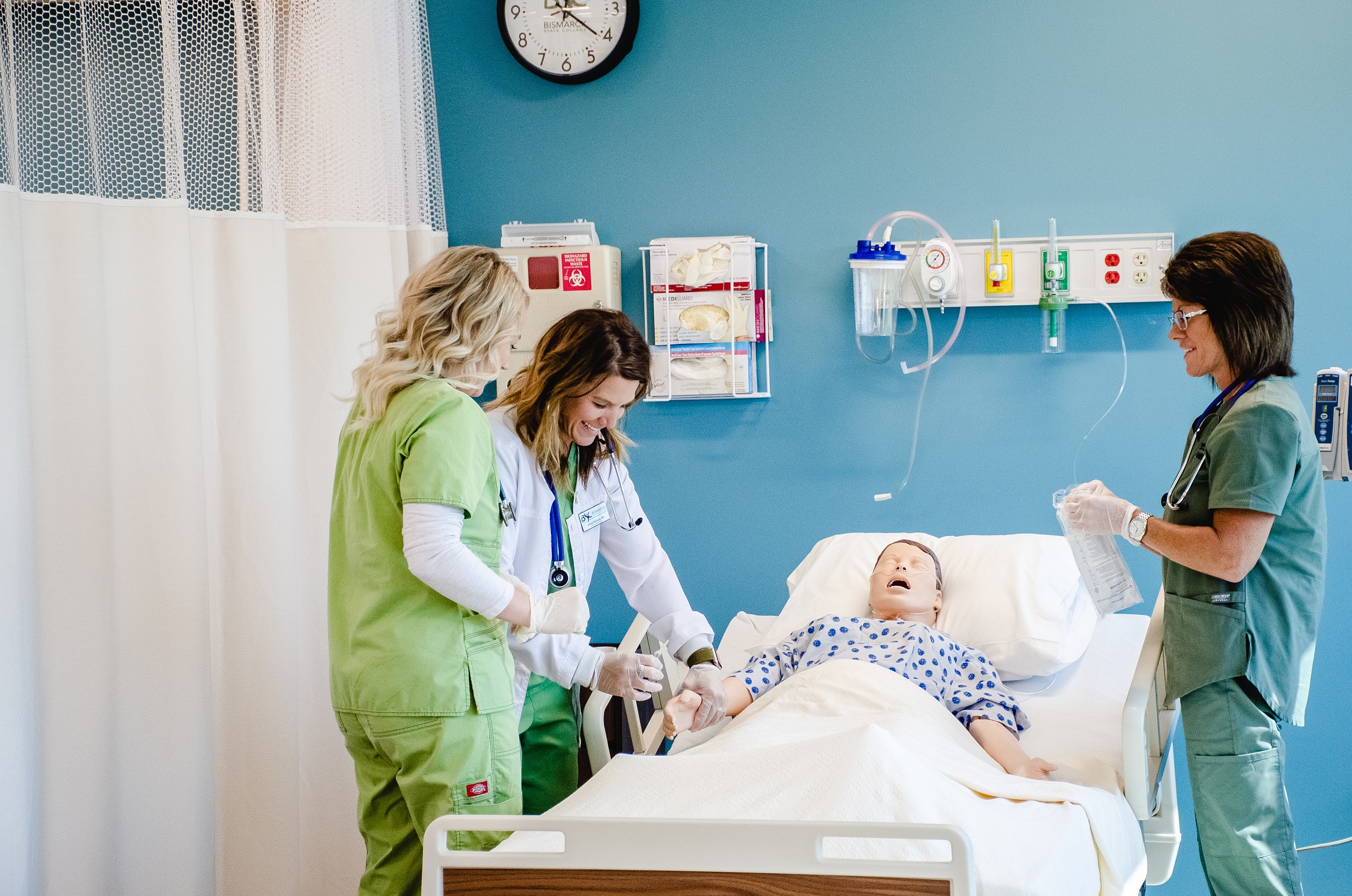 The Bismarck State College Health Sciences program offers real-world training to students